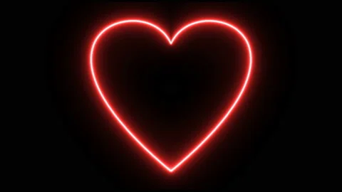 Heart shape animation. Valentine's Day - Holiday. Greeting card. 4K video Stock Footage 124384257