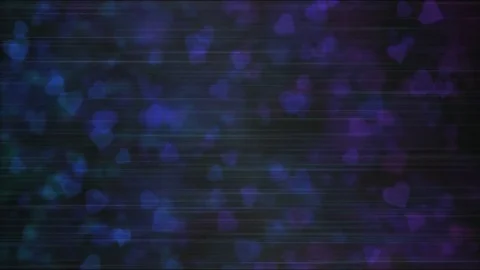 Heart Shape Background Animation - Loop Rainbow Stock Footage 82663312