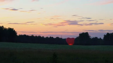 Heart Shape Balloon 库存影片 93279467