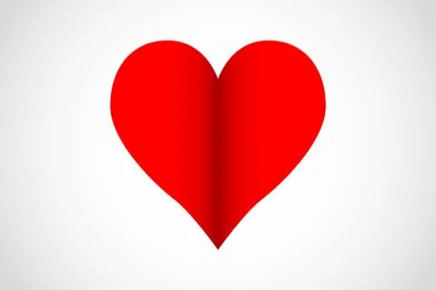 Heart shape for celebrations, vector 스톡 일러스트