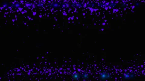 Heart shape CG particle animation motion graphics Stock Footage 196963377