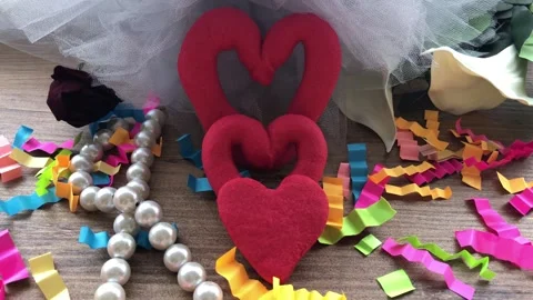 Heart shape cookie. Stock Footage 272620880