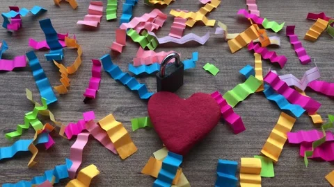 Heart shape cookie. Stock Footage 272621721