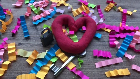 Heart shape cookie. Stock-Footage 272621744