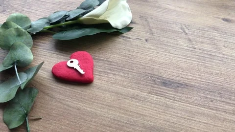 Heart shape cookie. Stock Footage 272623045