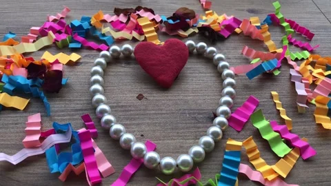 Heart shape cookie. Stock Footage 272623192