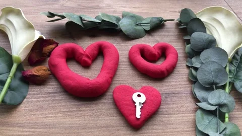 Heart shape cookie. Stock-Footage 272623219