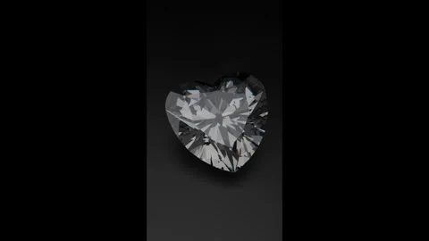 Heart shape diamond Stock Footage 279987869
