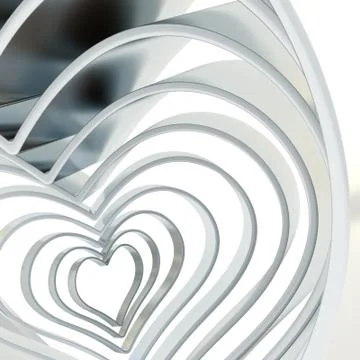 Heart shape figure abstract background Stock Illustration