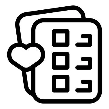 Heart shape floating near open locker with combination lock Stock Illustration