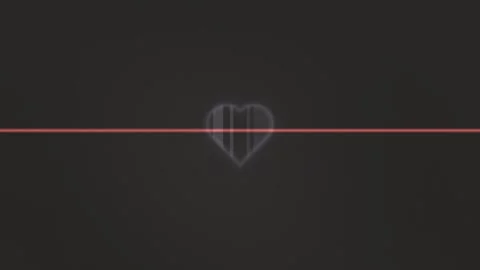 Heart shape formed with light on dark background in Video stock 338343112