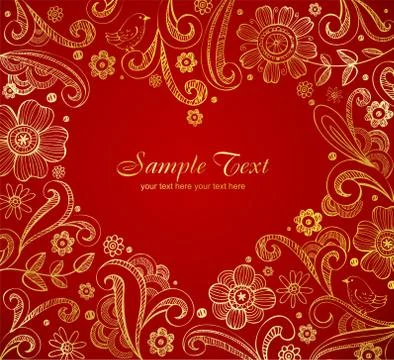 Heart shape frame Stock-Illustration