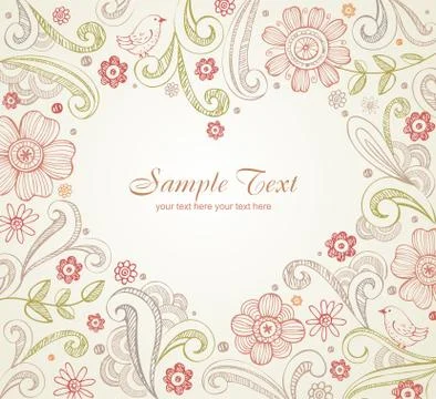 Heart shape frame Stock Illustration