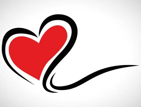 Heart Shape Illustration Stock Illustration
