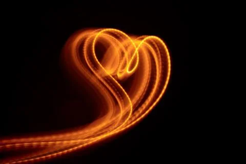 Heart shape light Stock Photos