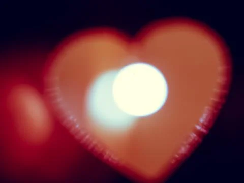 Heart shape light Fotos de archivo