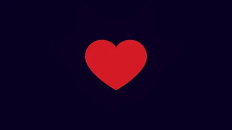 Heart Shape Light Rays Reveal Background Stock Footage 305006219