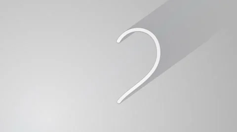 Heart shape with long shadows last 10s loop Stock Footage 47181403