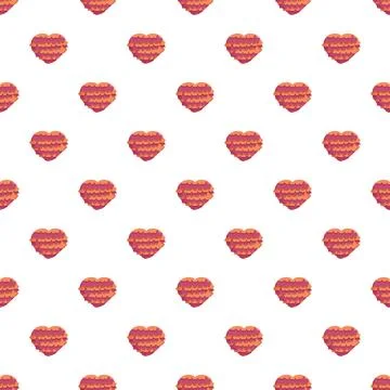 Heart shape patterned design for celebrations and love concepts Stock Illustration