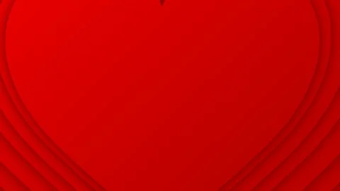 Heart shape red animated background Space for Text Stock Footage 231374888