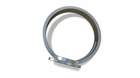 Heart shape ruby and diamond ring on white 3d-illustration 3d-rendering Stockillustratie