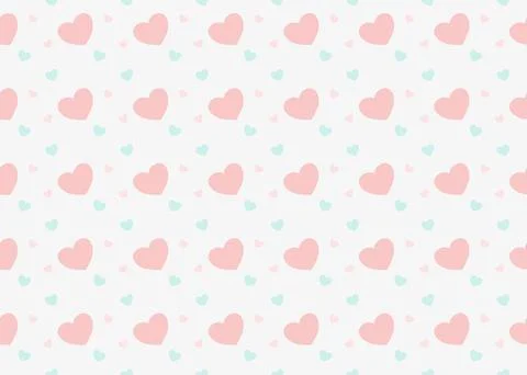 Heart shape seamless pattern background ep90 Illustrazione stock
