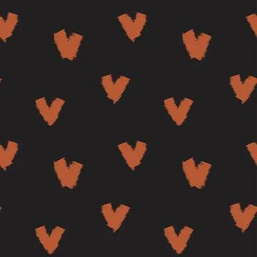 Heart shape seamless pattern design Stock Illustration