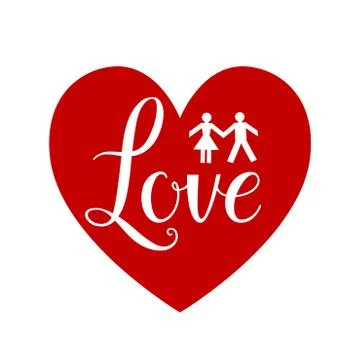 Heart shape sign Illustrazione stock