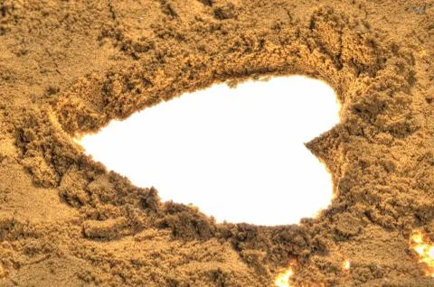 Heart shape symbol Stock Photos