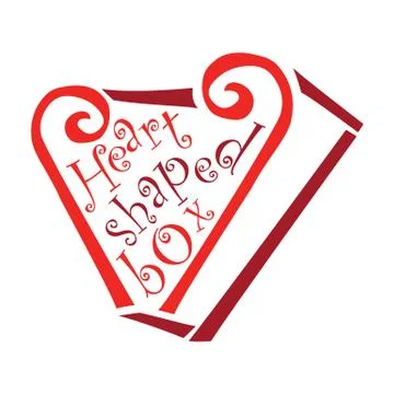 Heart shaped box Stock Illustration