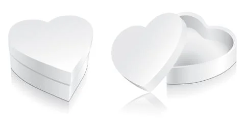 Heart-shaped Boxes Illustrazione stock