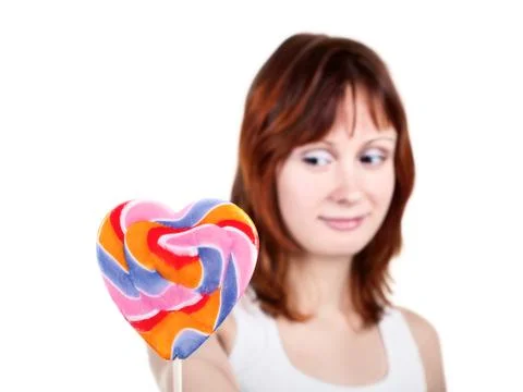 Heart Shaped Candy Stock Photos