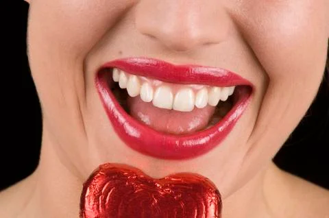 Heart Shaped Candy Fotos de archivo