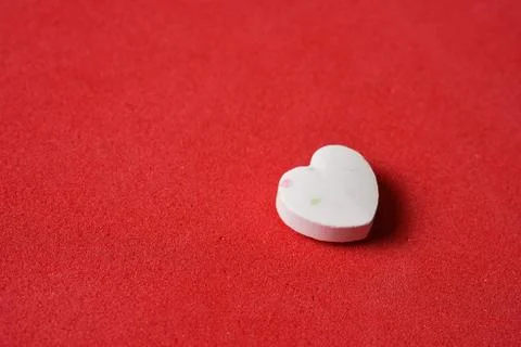 Heart shaped candy Stock Photos