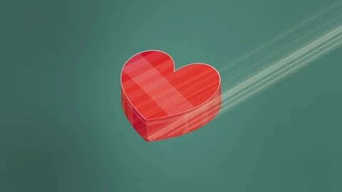 Heart-shaped Chocolate Box Light Reveal Stock Footage 103408332
