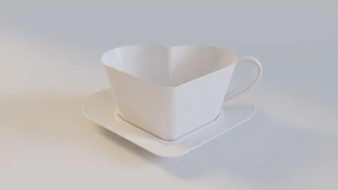 Full coffee mug Stock 3D asset