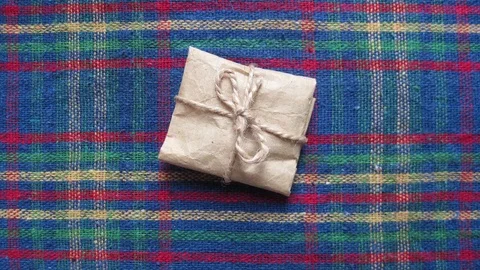 Heart shaped cookies with note inside animation Stock Footage 72442621