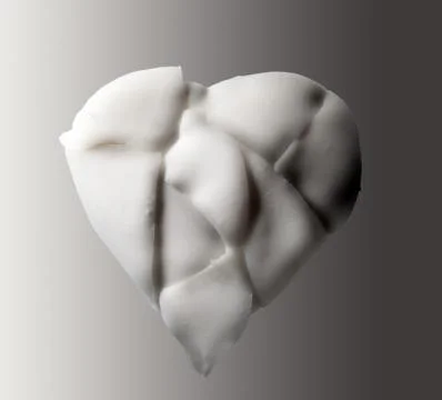 Heart shaped cosmetics Stock Illustration