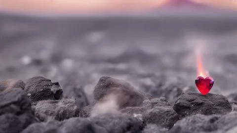 Heart-shaped gemstone 스톡 일러스트