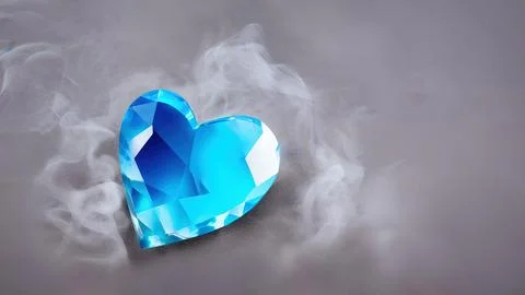 Heart-shaped gemstone Stock Illustration