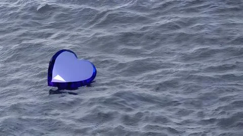 Heart-shaped gemstone Stock Illustration