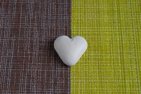 Heart shaped gingerbread on the table. Stock Photos