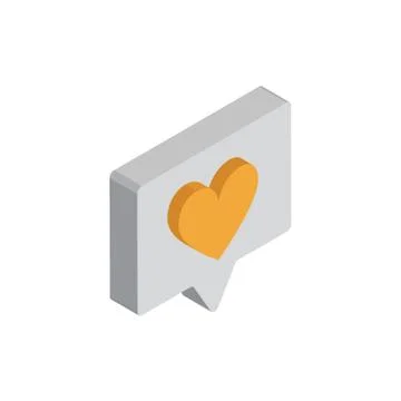 Heart Shaped Icon Stock Illustration