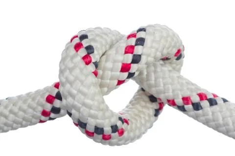 Heart-shaped knot. Stock Photos