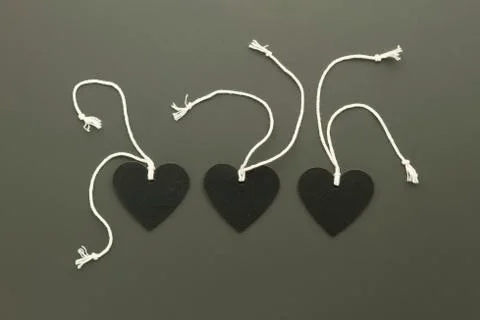 Heart shaped label Stock Photos