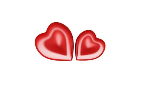 Heart-shaped pattern representing love Stock Illustration