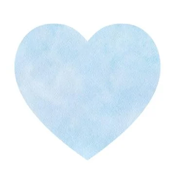 Heart shaped pattern with watercolor background. Stock Illustration