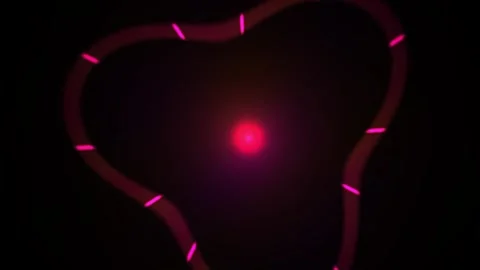 Heart shaped string lights glowing brightly. 動画素材 337478090