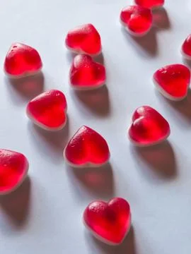 Heart Shaped Sweets Stock Photos
