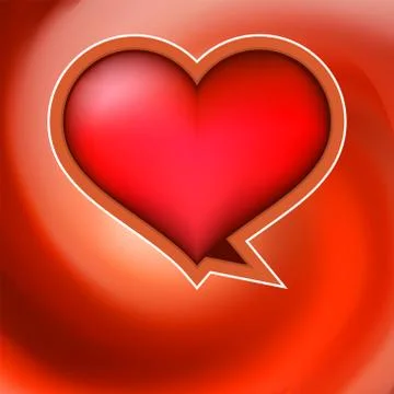 Heart shaped vector bubbles.  + EPS8 Stock Illustration